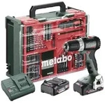 Metabo BS 18 L BL Set 613155710 Akku-Bohrschrauber 18 V 2 Ah Li-Ion inkl. 2. Akku,