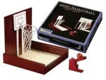 Philos 3236 - Mini Basketball, Tisch-Basketball, Holz, 27x23x7cm