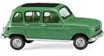Wiking 0224 46 H0 PKW Modell Renault R4 mit Faltdach gr&uuml;n