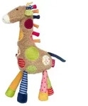 sigikid 42837 - Giraffe Patchwork Sweety Kinderbunt, Pl&uuml;sch 36 cm