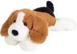 Teddy Hermann 919841 - Schlenkerhund dreifarbig, Pl&uuml;schtier, 29 cm
