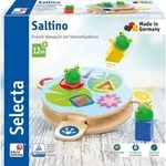 Selecta 62072 - Saltino, Frosch-Katapult, Motorikspielzeug, Holz,