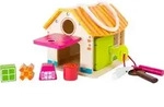 Small foot 10315 - Motorikhaus Stall, Steckspielzeug, Holz, 20x16cm, play&learn