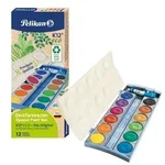 Pelikan Deckfarbkasten eco 735K, 12 Farben + Tube Deckwei&szlig;