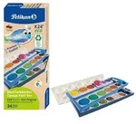 Pelikan Malkasten Deckfarbkasten K24&reg; eco inkl. Deckwei&szlig;, 24 Farben