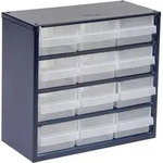 raaco 612-02 Kleinteilemagazin (B x H x T) 306 x 283 x 150 mm Anzahl F&auml;cher: 12