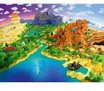 Erwachsenenpuzzle 1500 Teile - World of Minecraft
