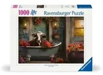 Erwachsenenpuzzle 1000 Teile - Die Kuh in der Badewanne