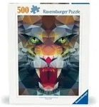 Erwachsenenpuzzle 500 Teile - L&ouml;we aus Polygonen