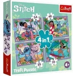 4 in 1 Puzzle - Lilo & Stitch