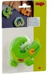 HABA Greifling Kroko mit Rillen gr&uuml;n