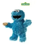 Kr&uuml;melmonster Handpuppe