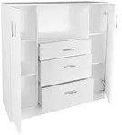 K&uuml;chenschrank Kommode Buffet Mikrowelle Esilo