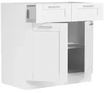 K&uuml;chenschrank 80 cm Unterschrank Schublade Colura