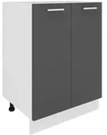 K&uuml;chenschrank B 60 cm Unterschrank Dreht&uuml;ren Esilo