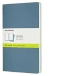 Moleskine Cahier Large/A5, 3er Set, Blanko, Lebhaftes Blau