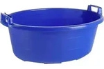 Wanne oval 75 cm/60l blau hochstehende Griffe