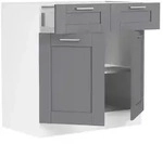 K&uuml;chenschrank 80 cm Unterschrank Schublade Colura