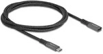 Delock USB-C&reg; Kabel USB-C&reg; Stecker, USB-C&reg; Stecker 1.00m Schwarz 80022