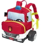 sigikid 25251 - Kinder Rucksack Feuerwehrauto, Feuerwehr