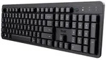 Trust ODY II Bluetooth&reg; Tastatur Deutsch, QWERTZ Schwarz mit numerischer Tastatur