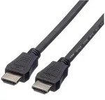 Value HDMI Anschlusskabel HDMI-A Stecker 3.00m Schwarz 11.99.5733 4K UHD, Geschirmt