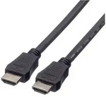 Value HDMI Anschlusskabel HDMI-A Stecker 5.00m Schwarz 11.99.5735 4K UHD, Geschirmt