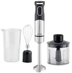 Silva Homeline SMS 6502 Stabmixer 700 W mit Messbecher, mit Zerkleinereraufsatz,