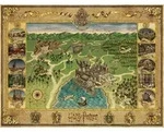 Erwachsenenpuzzle 1500 Teile - Harry Potter - Hogwarts Karte