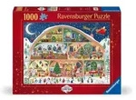 Erwachsenenpuzzle 1000 Teile - Die Weihnachtswerkstatt