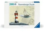 Erwachsenenpuzzle 2000 Teile - Romantischer Leuchtturm