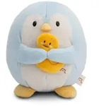 NICI Kuscheltier Pinguin Waddle mit Ente blau 27cm