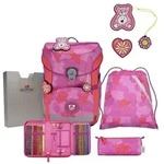 DerDieDas Schulranzen Set ErgoFlex Easy, Schulranzen Set, 5tlg, Roses
