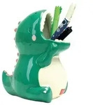 Legami Stiftehalter aus Keramik - Desk Friends - Dino