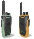 KIDYWOLF Walkie-Talkies mit Taschenlampe gr&uuml;n/orange