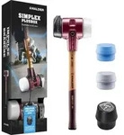 Halder SIMPLEX-Plusbox Starterkit 3027s025 Schonhammer mittelhart 4400g 180mm 1St.