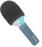 KIDYWOLF - Mikrofon Bluetooth mit Licht blau