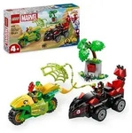LEGO Marvel Actionspa&szlig; mit Spin und Electro in ihren Dino-Flitzern, Spidey und seine