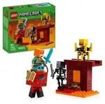 LEGO Minecraft 21266 Das Lava-Duell im Nether, Gamer Spielzeug Kinder