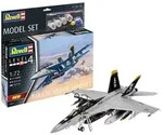 Model Set F/A-18F Super Hornet, Revell Modellbausatz mit Basiszubeh&ouml;r