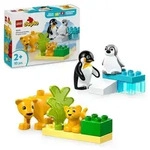 LEGO DUPLO 10442 Wildtier-Familien: Pinguine und L&ouml;wen, Lernspielzeug