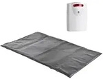 PENTATECH Funk-Alarmtrittmatte TMF01 Schwarz 95 dB 33621