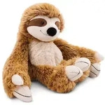 NICI 61213 - Faultier Slobby mit Klettverschluss an den H&auml;nden, Pl&uuml;schtier, 25 cm,