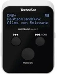 TechniSat DIGITRADIO mobil 2 Taschenradio UKW, DAB+ Schwarz, Wei&szlig;