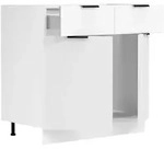 K&uuml;chenschrank B80 cm Unterschrank Schublade Fasola
