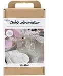 Creativ Company DIY Sets Basisversion Kreativ Set Tischdeko , Pastellfarben, Kreativ