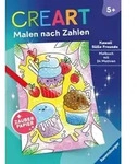CreArt Malen nach Zahlen ab 5 - Zauberpapier: Kawaii S&uuml;&szlig;e Freunde