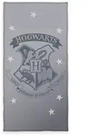 Harry Potter 6174413515 - Velourstuch grau - Aktion, 70x140 cm, 100% Baumwolle