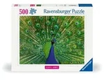 Erwachsenenpuzzle "Colorful Animals" 500 Teile - Pfau