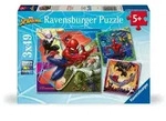 Kinderpuzzle 3x49 Teile - Marvel Spider-Man